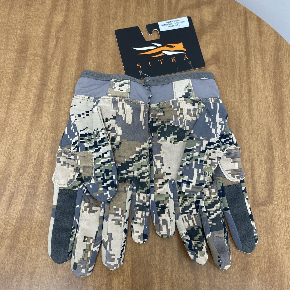 Sitka Ascent Glove Optifade Open Country Large 90171-OB-L touchscreen compatible